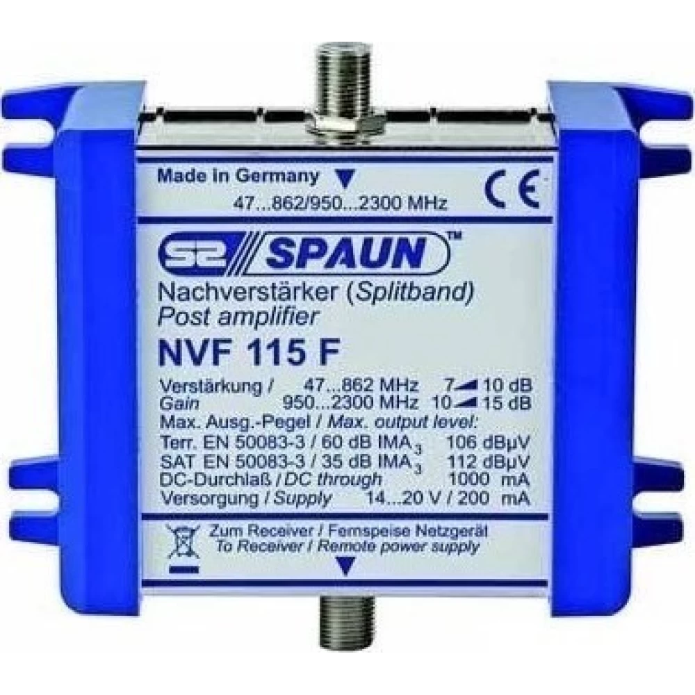 Ενισχυτής γραμμής 7-15 dB SPAUN NVF115F