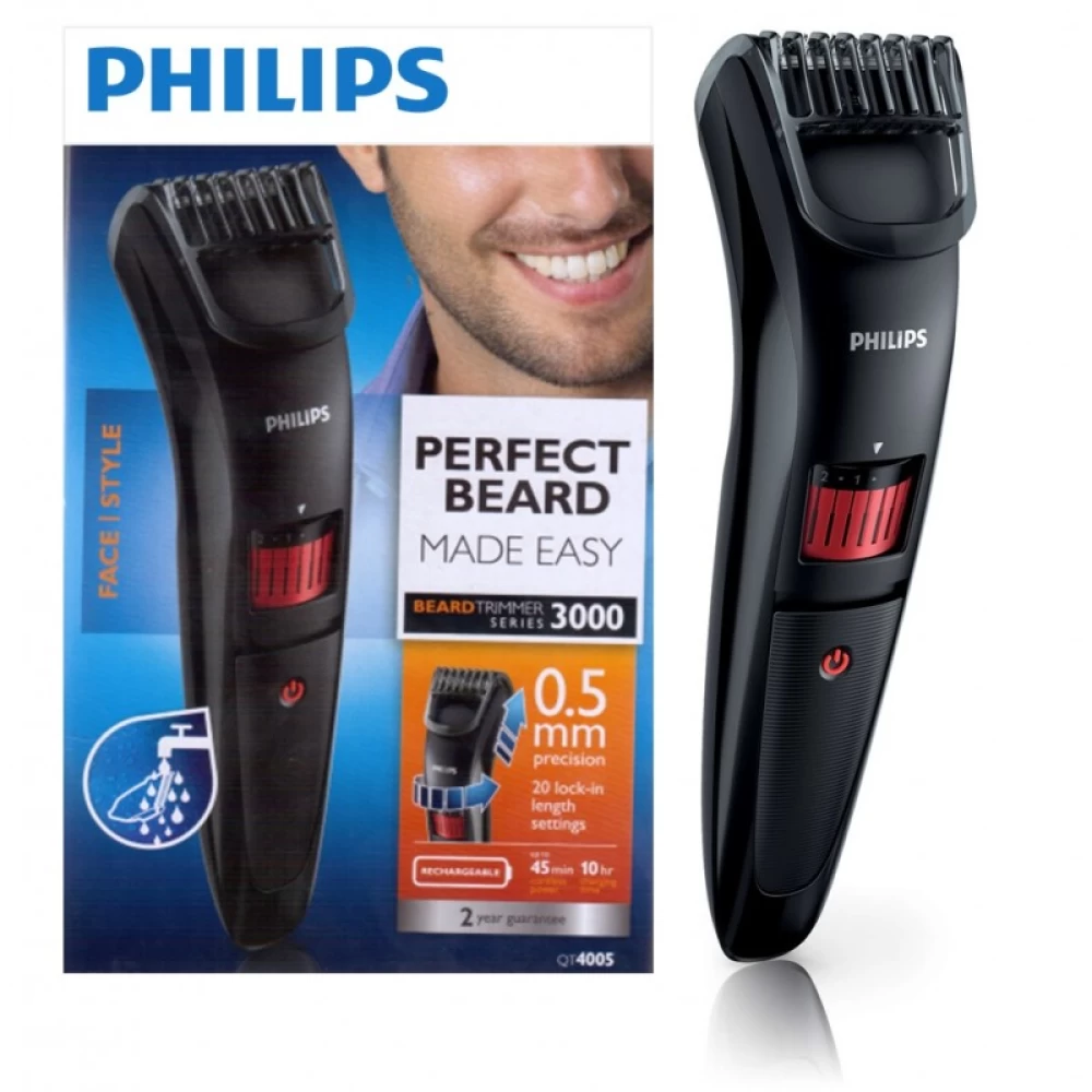 Ξυριστική επαναφορτιζόμενη μηχανή Philips QT4005/13