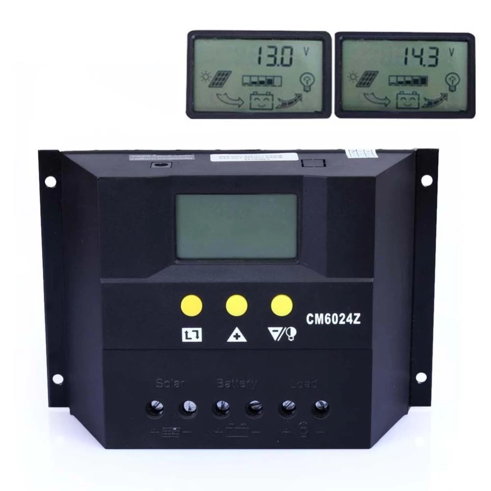 Ρυθμιστής φόρτισης φωτοβολταικών 60 ampere 12 / 24V  CM6024Z 