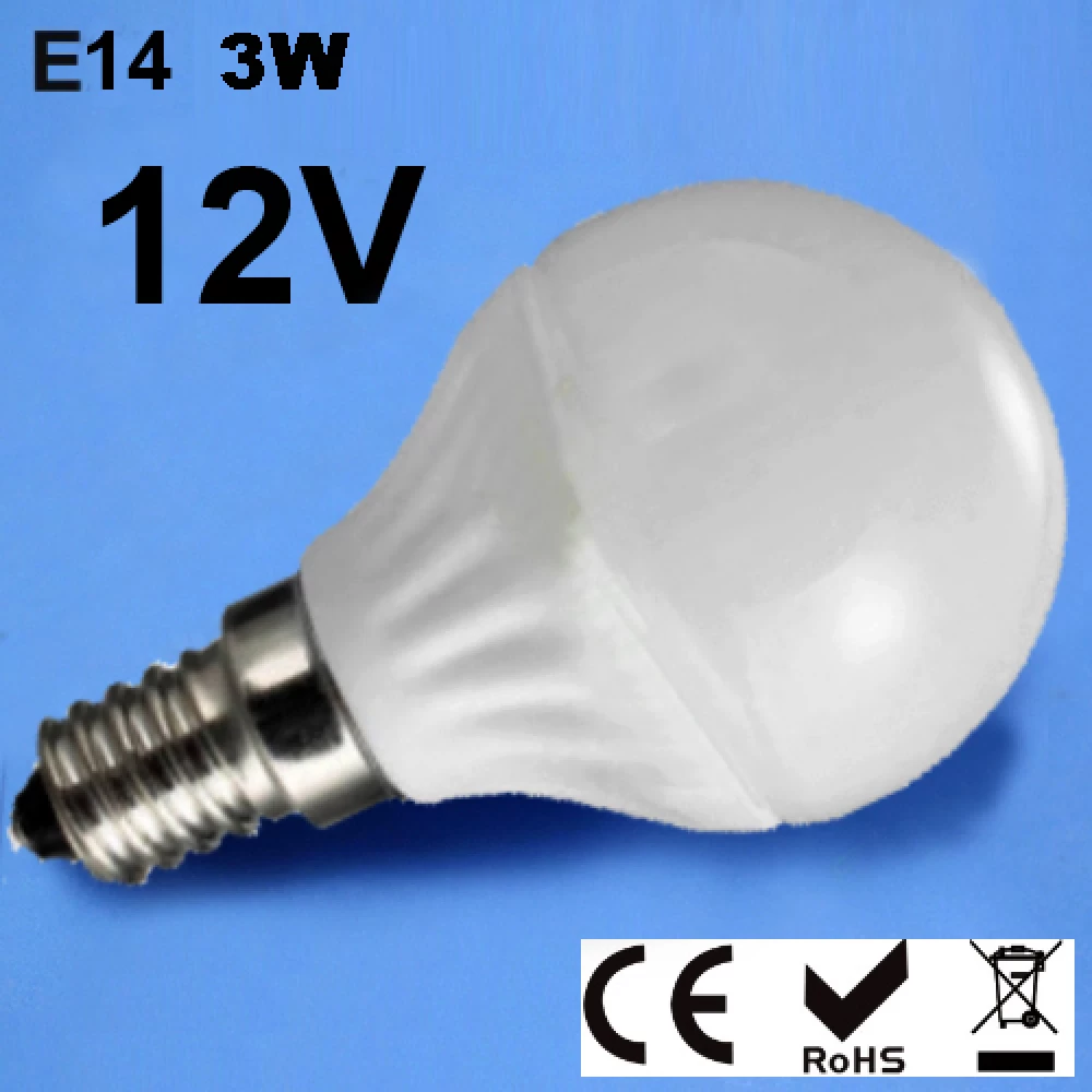 Λαμπτήρας LED 3W / E14 / 6000K 12V DC C-WY-BU001