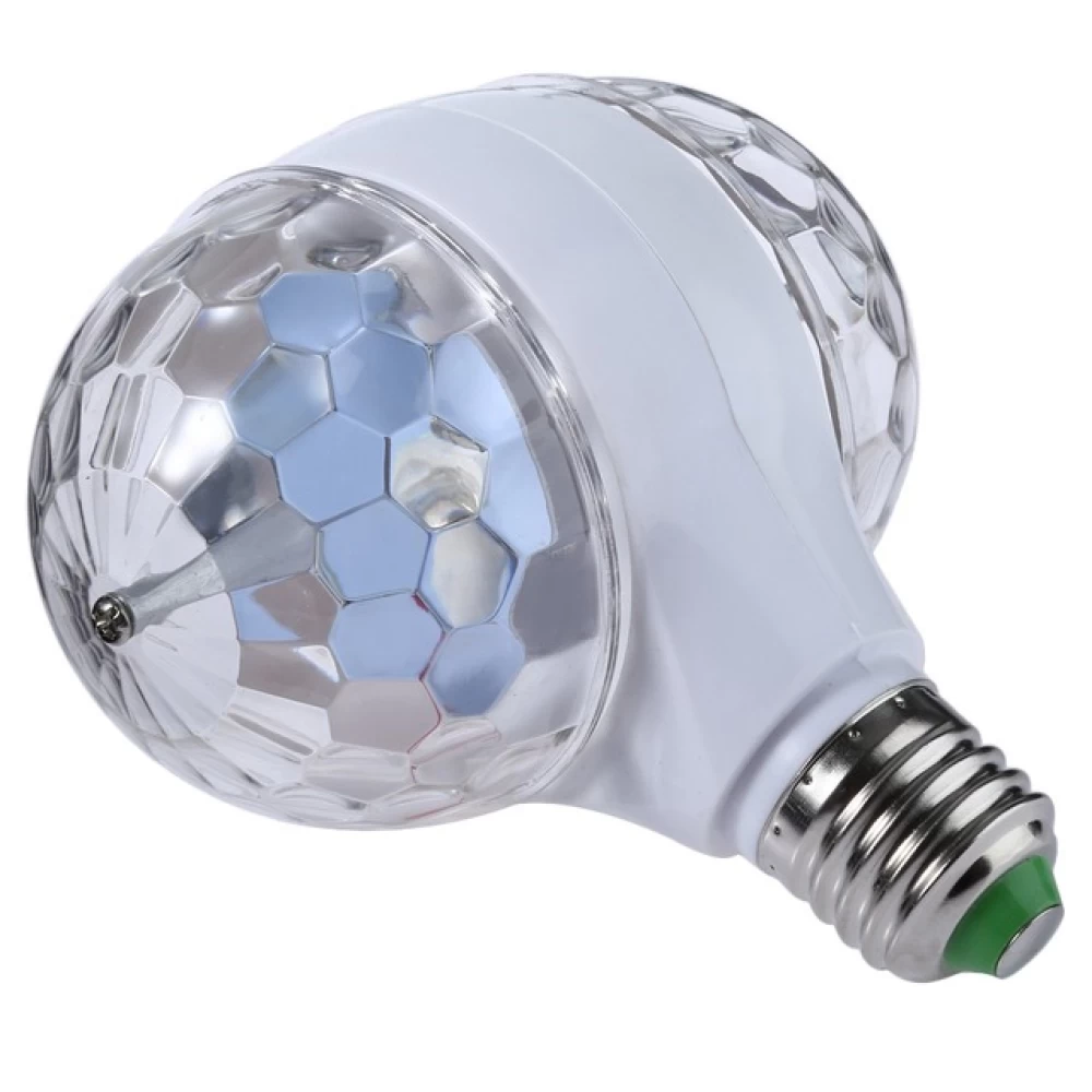 Φωτορυθμικό διπλό RGB led E27 disco LX2497W