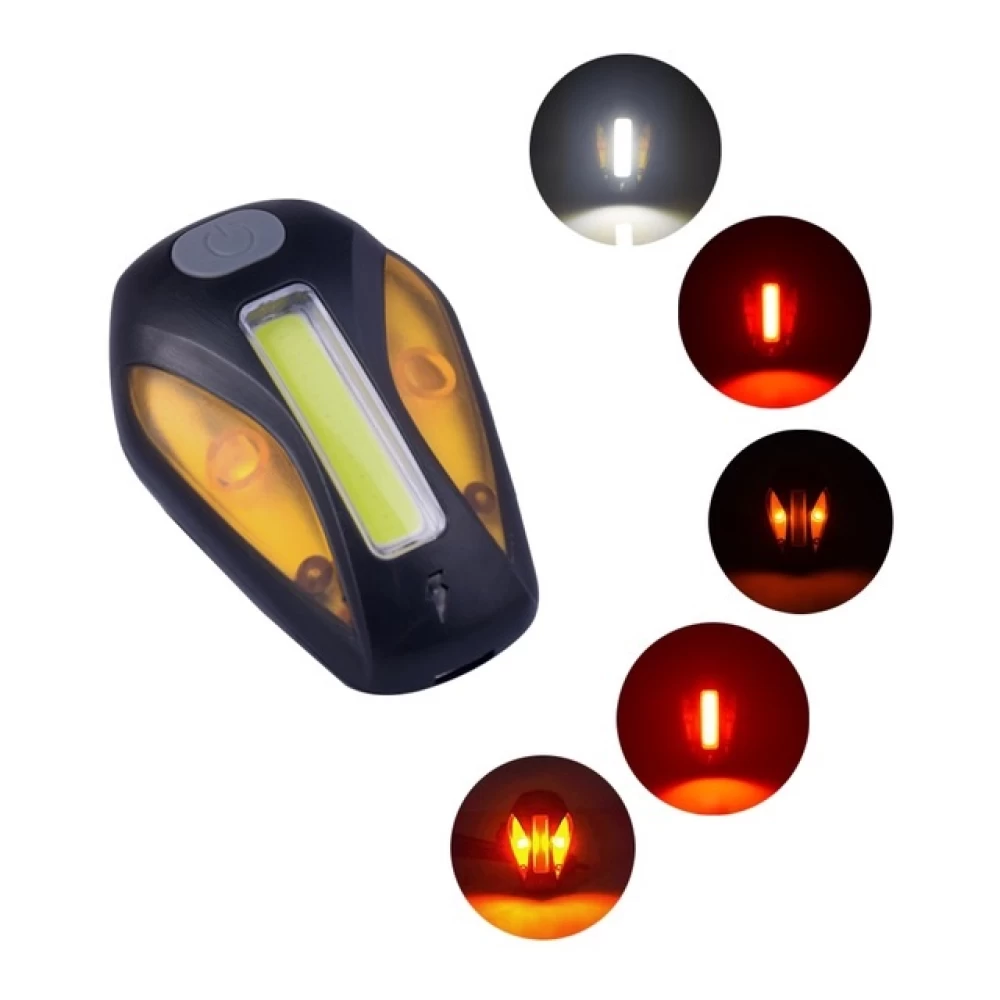 Φωτάκι ποδηλάτου επαναφορτιζόμενο 120lumens 500mah HB-8102