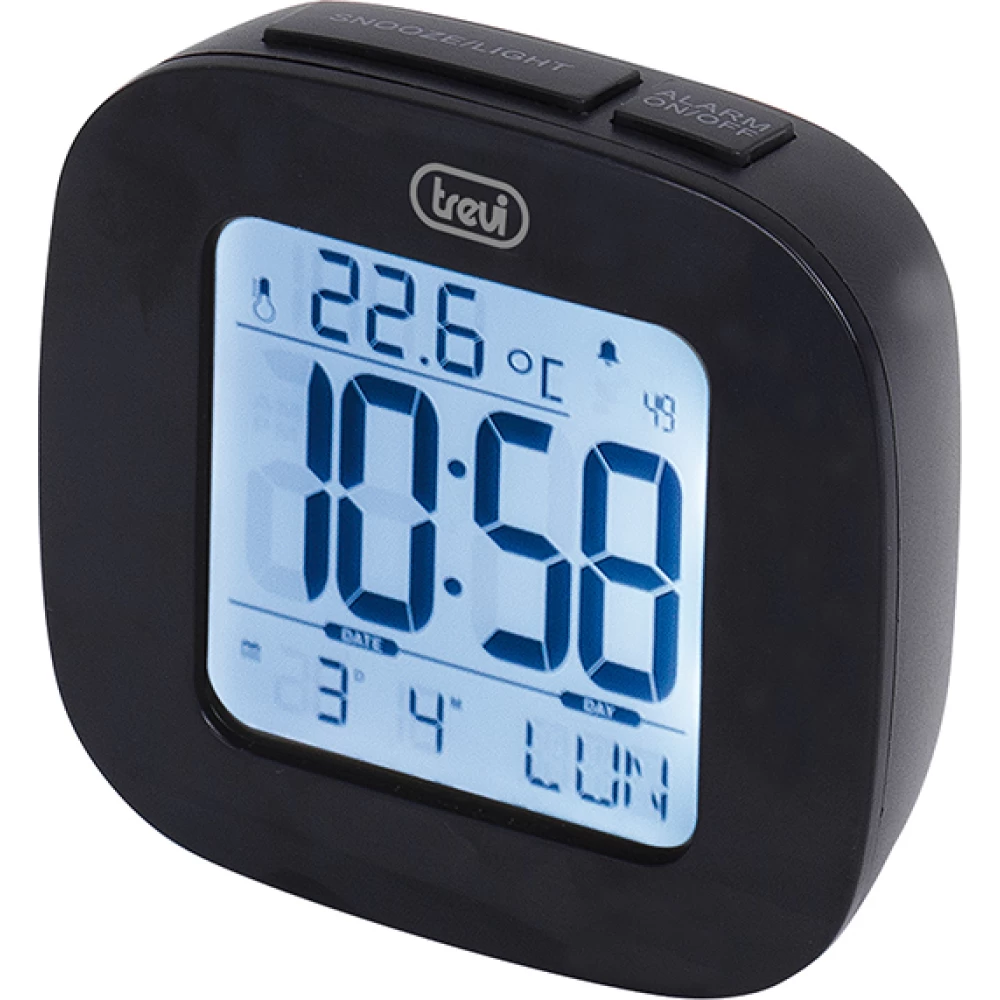 Ψηφιακό ρολόι ξυπνητήρι -θερμόμετρο Trevi SLD 3860