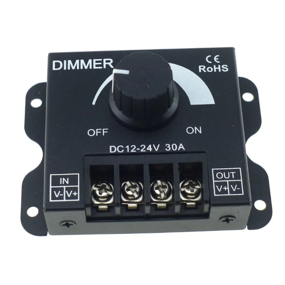 Controller-dimmer  led για ταινίες 12-24V 30amp T1-02