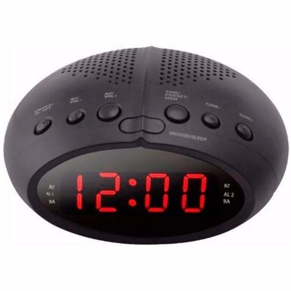 Ρολόι ξυπνητήρι-ραδιόφωνο επιτραπεζιο 220VAC CR-2466