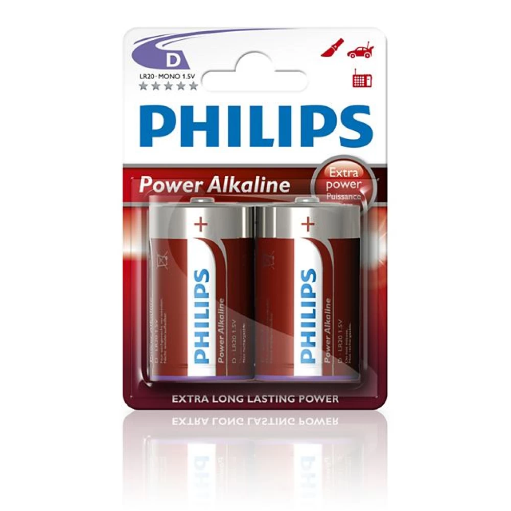 Μπαταρία αλκαλική 2άδα Philips LR-20