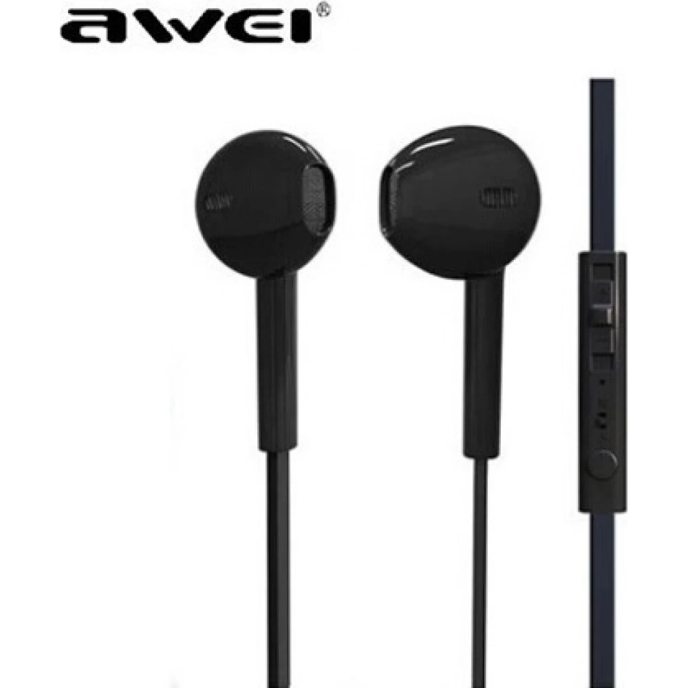 HandsFree Ακουστικά Awei ES-15Hi (Μαύρο)