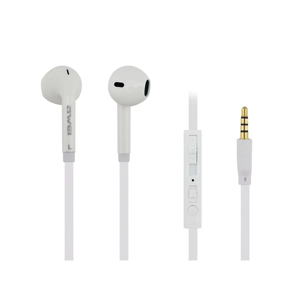 HandsFree Ακουστικά Awei ES-15Hi (λευκό)