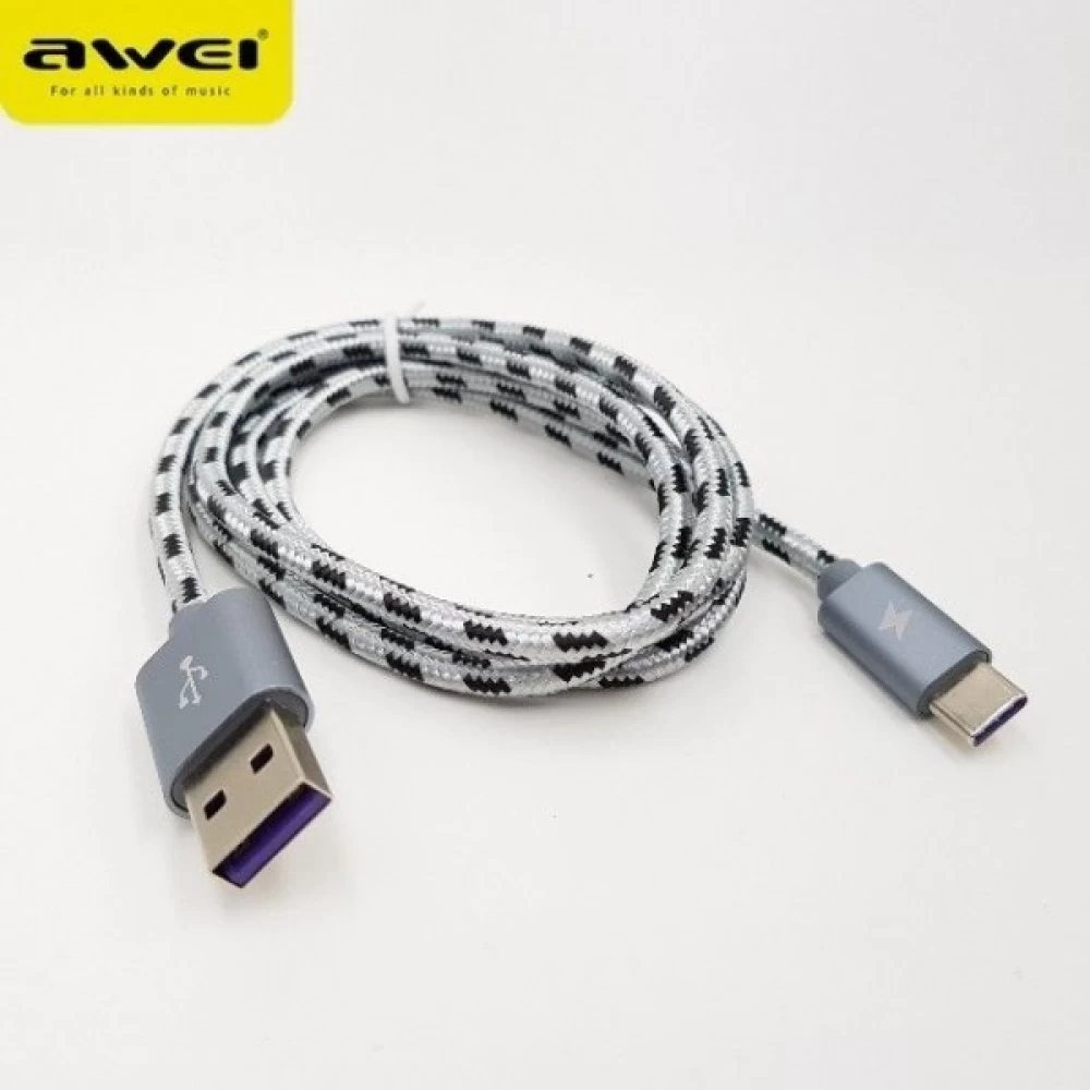 Καλώδιο data & φόρτισης USB  σε Type C 1m Awei CL51 