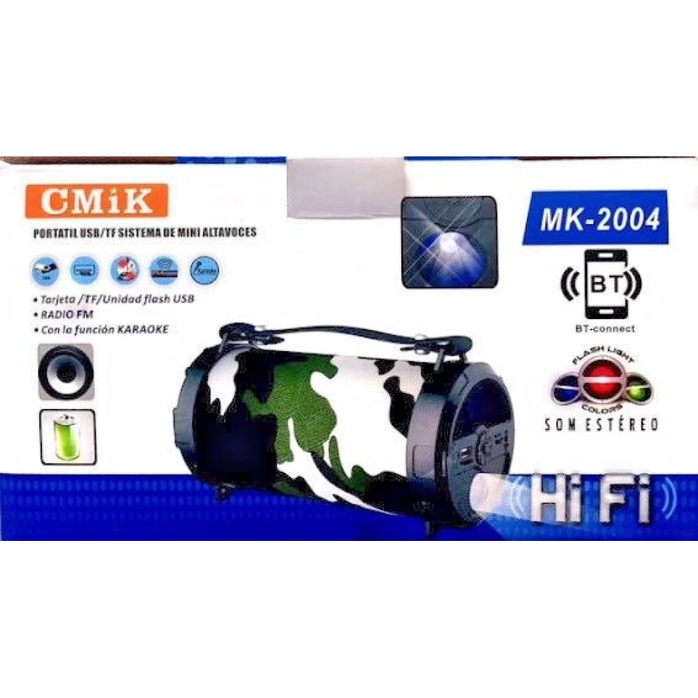 Ενεργό bazuka 50W Bluetooth, USB, SD, AUX & Ραδιόφωνο FM MK-2004(2001)