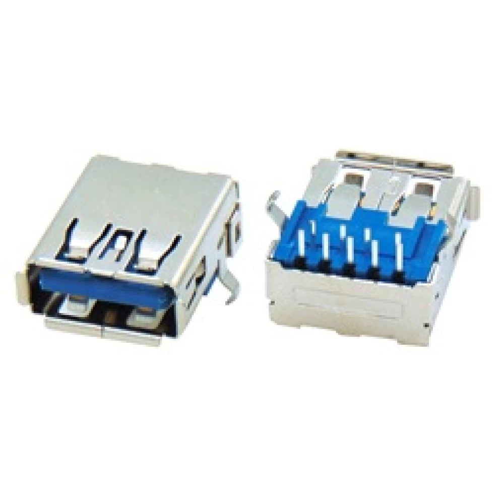 USB υποδοχή connector 3.0 TYPE A Θηλυκο PCB BUSB-A1D70F-0L9N-W CZT