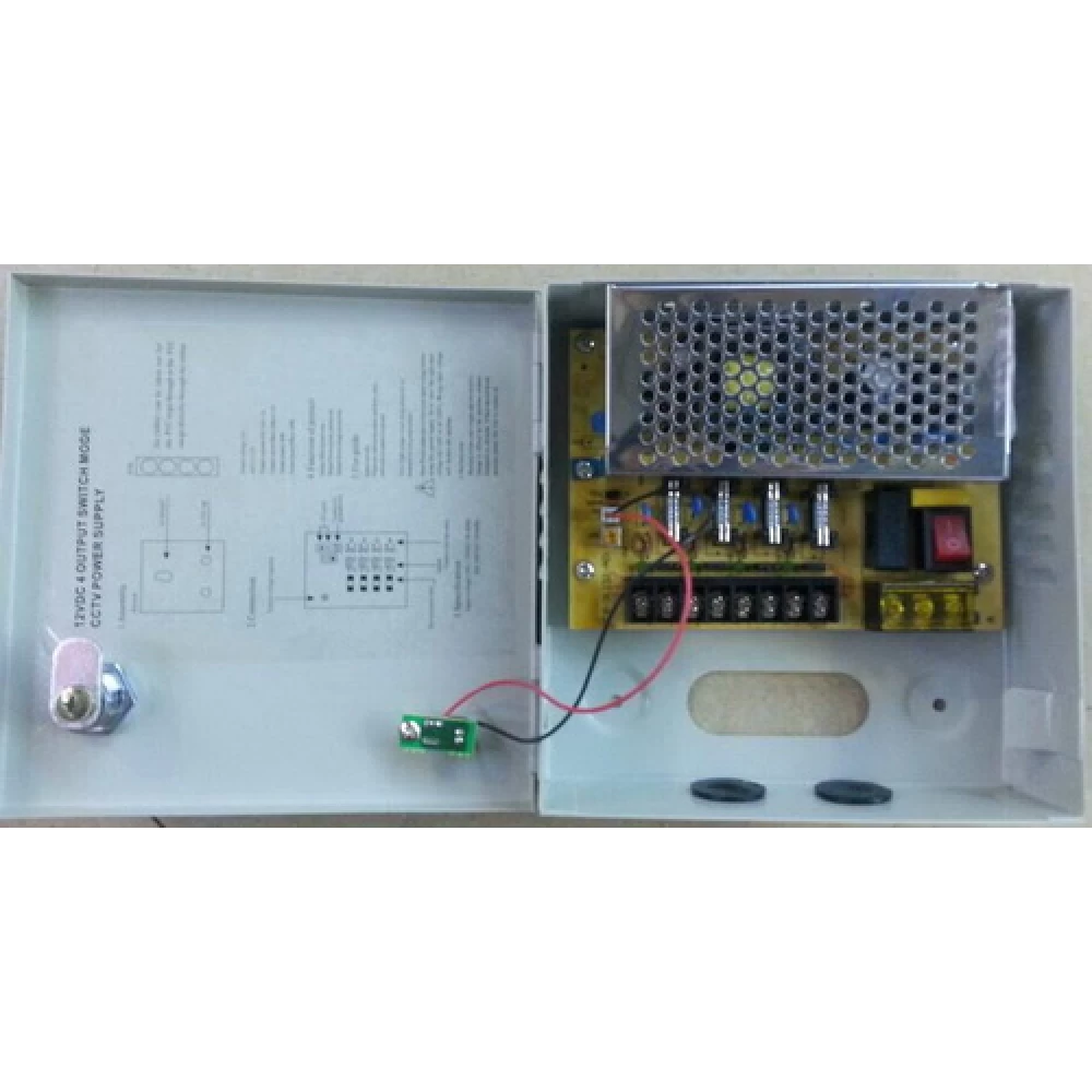 Σταθεροποιημένο τροφοδοτικό 12V / 5A / 60W, 4 εξόδων, ANGA CP1209-5A-4