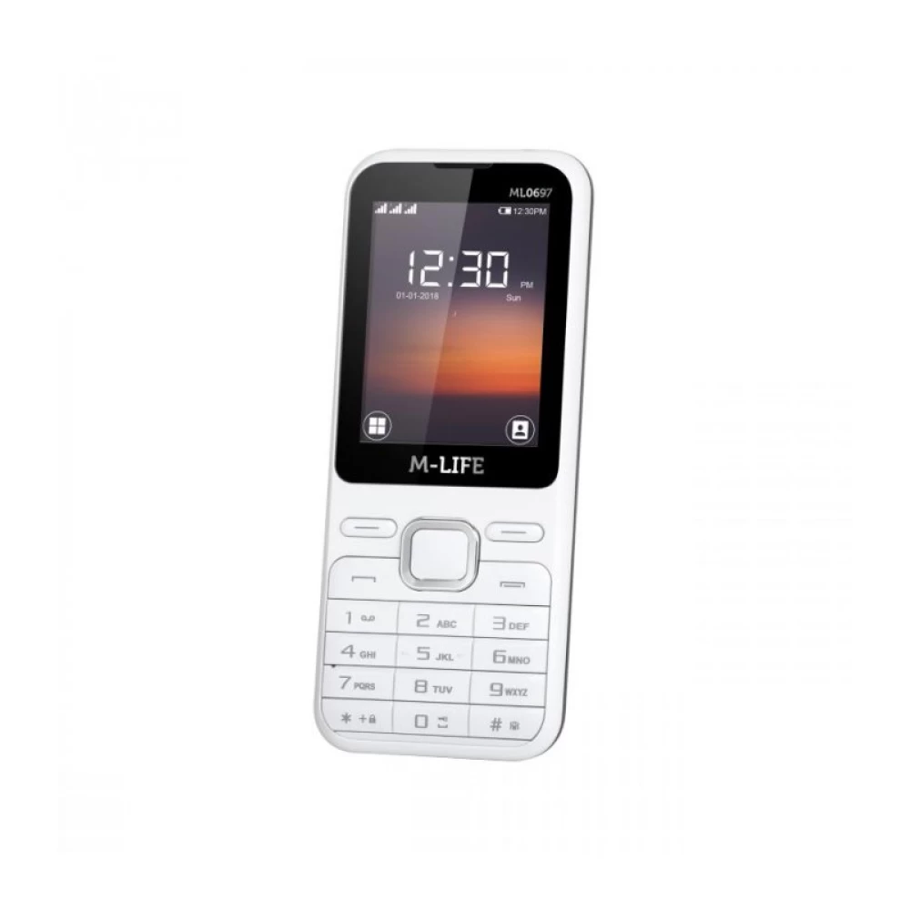 Κινητό τηλέφωνο GSM M-Life, λευκό ML0697W