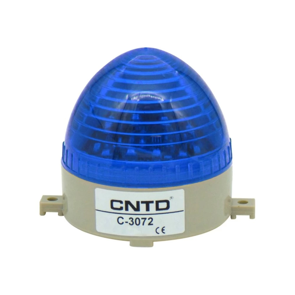 Φάρος Led  85x75 λειτουργία strobe  (24VDC/110/230AC) μπλέ  C-3072 CNTD