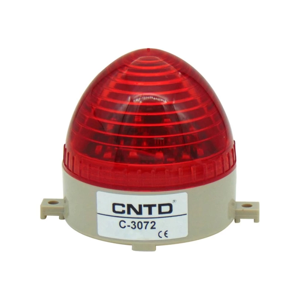 Φάρος Led  85x75 λειτουργία strobe  (24VDC/110/230AC) κόκκινο C-3072 CNTD
