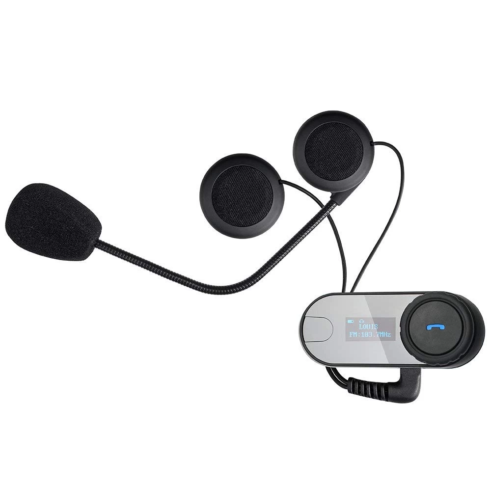 Ενδοεπικοινωνία Bluetooth 800m Ακουστικό για το Κράνος Αδιάβροχο  TCOM-SC
