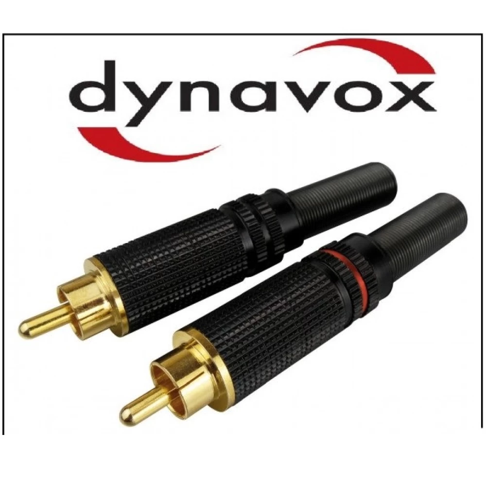 Σετ dynavox απο 2 βύσματα RCA υψηλής ποιότητας  207356