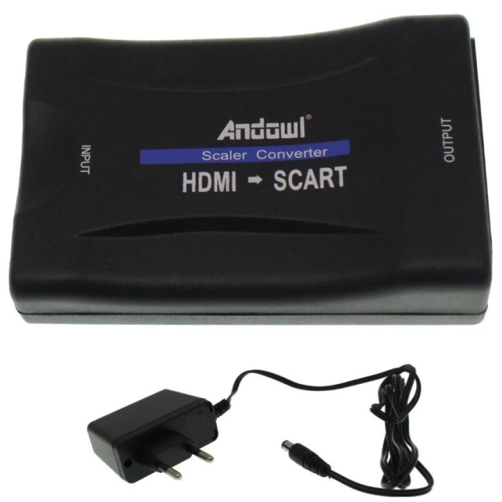 Μετατροπέας  από HDMI σε Scart , Full HD 1080P με επιλογή PAL - NTSC QY-V06 