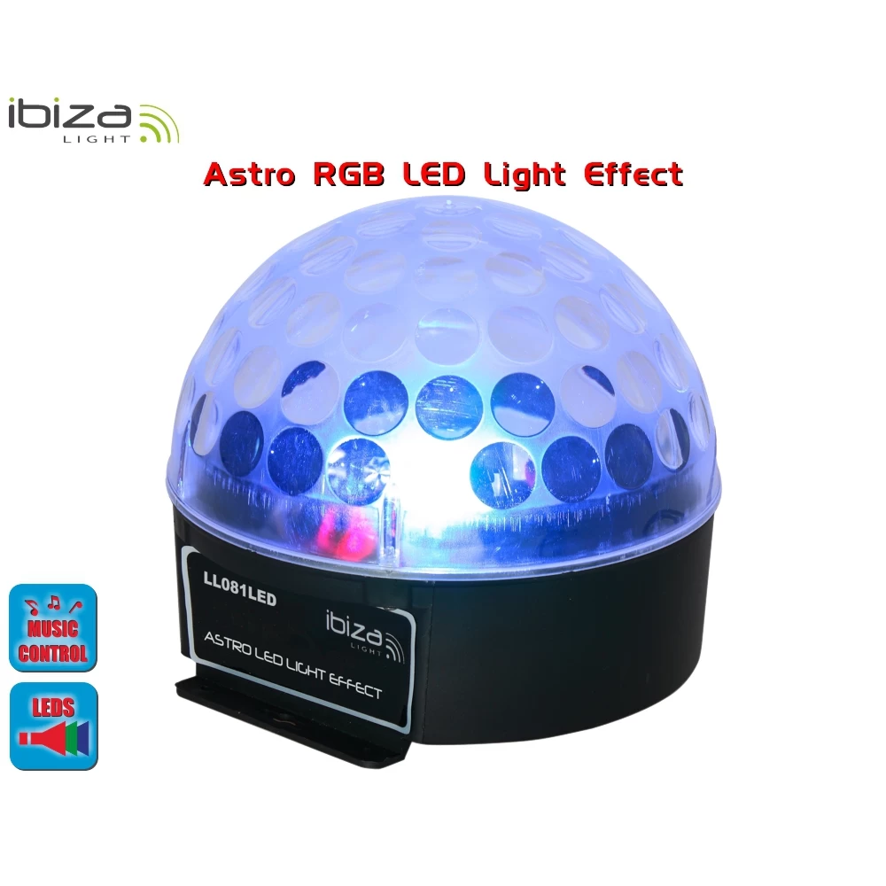 Φωτορυθμικό led disco RGB Astro Crystal   Ibiza Light LL081LED 
