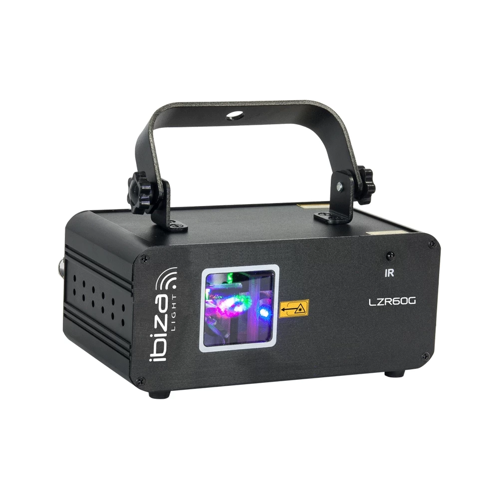 Φωτιστικό Laser 60mW Πράσινο  Ibiza Light DMX LZR60G 