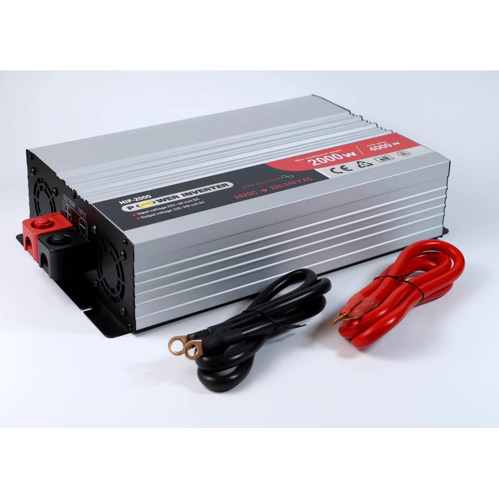 Inverter καθαρού ημιτόνου 2000 watt 24V/220VAC HIP-2000B-24