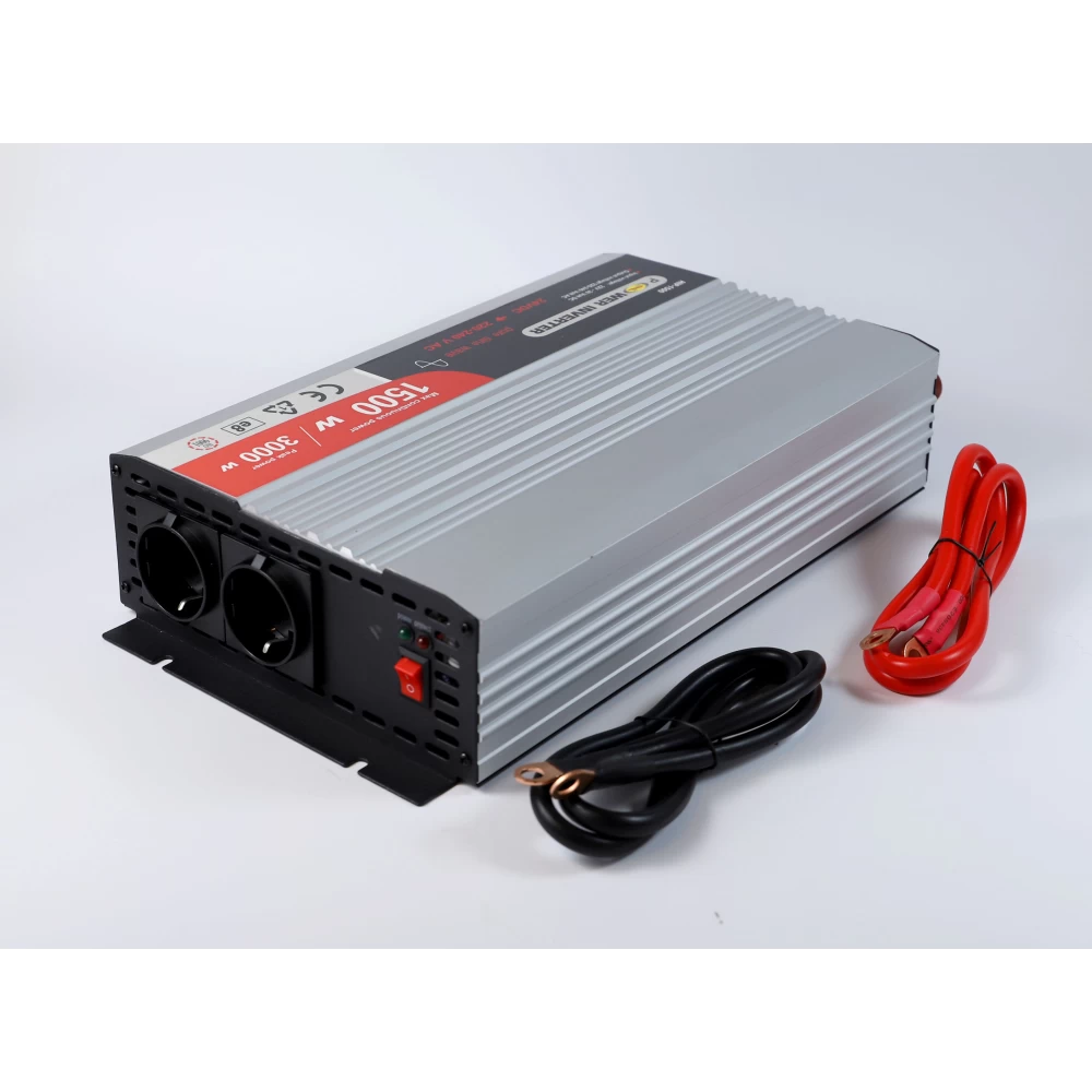Inverter καθαρού ημιτόνου 1500 watt 24V/220VAC HIP-1500B-24