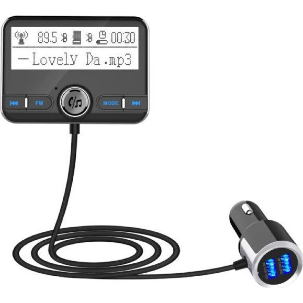 Πομπός Bluetooth microSD MP3 Player, FM Transmitter, Hands-free και Φορτιστής Αυτοκινήτου BC31