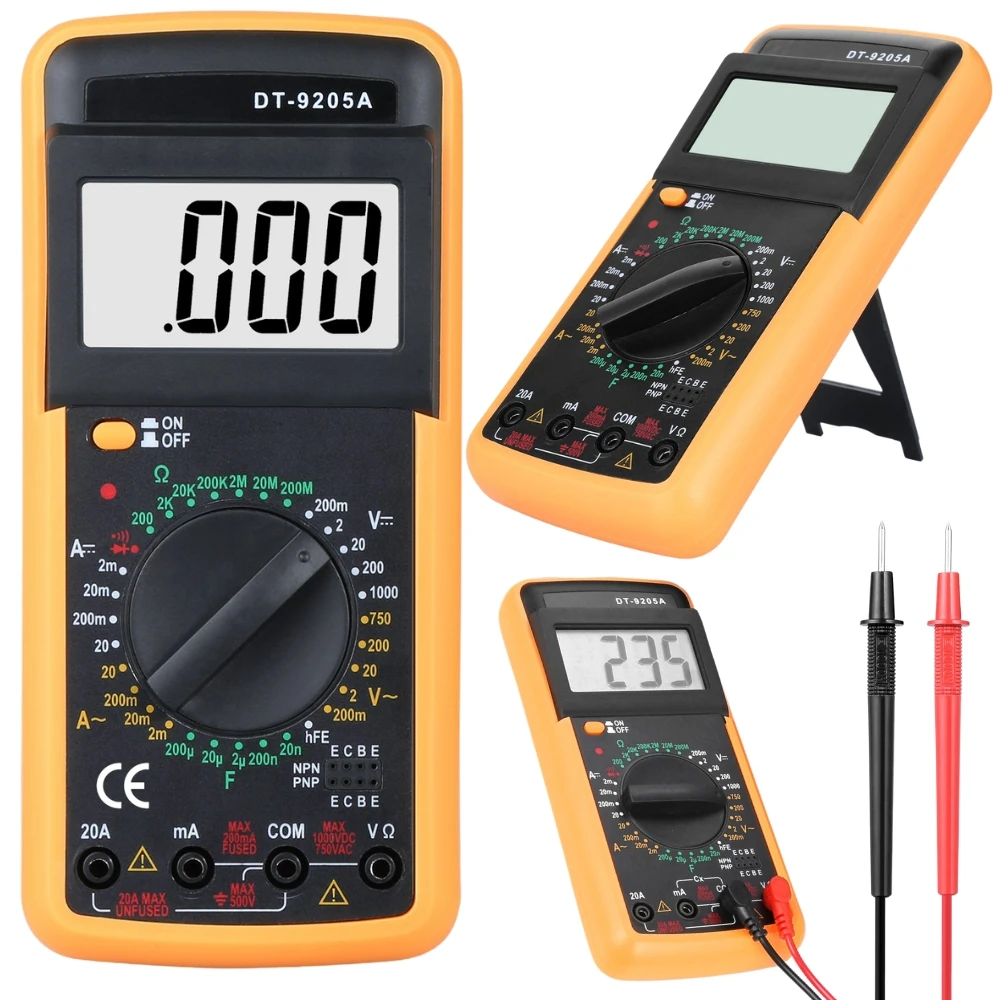 Όργανο Καπασιτόμετρο-πολύμετρο Oem DT9205A