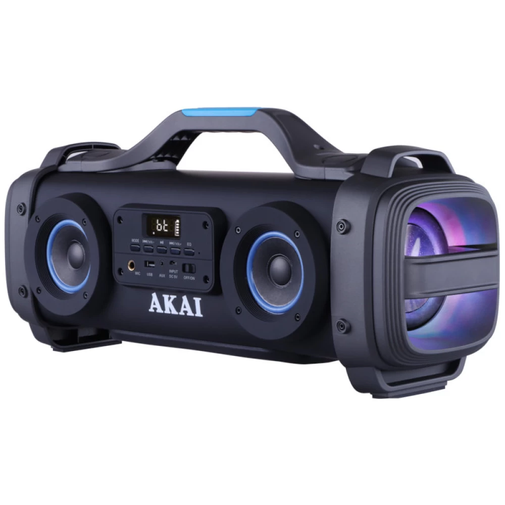 Φορητό ηχείο Bluetooth karaoke με LED, USB και Aux-In  51 W Akai ABTS-SH01 
