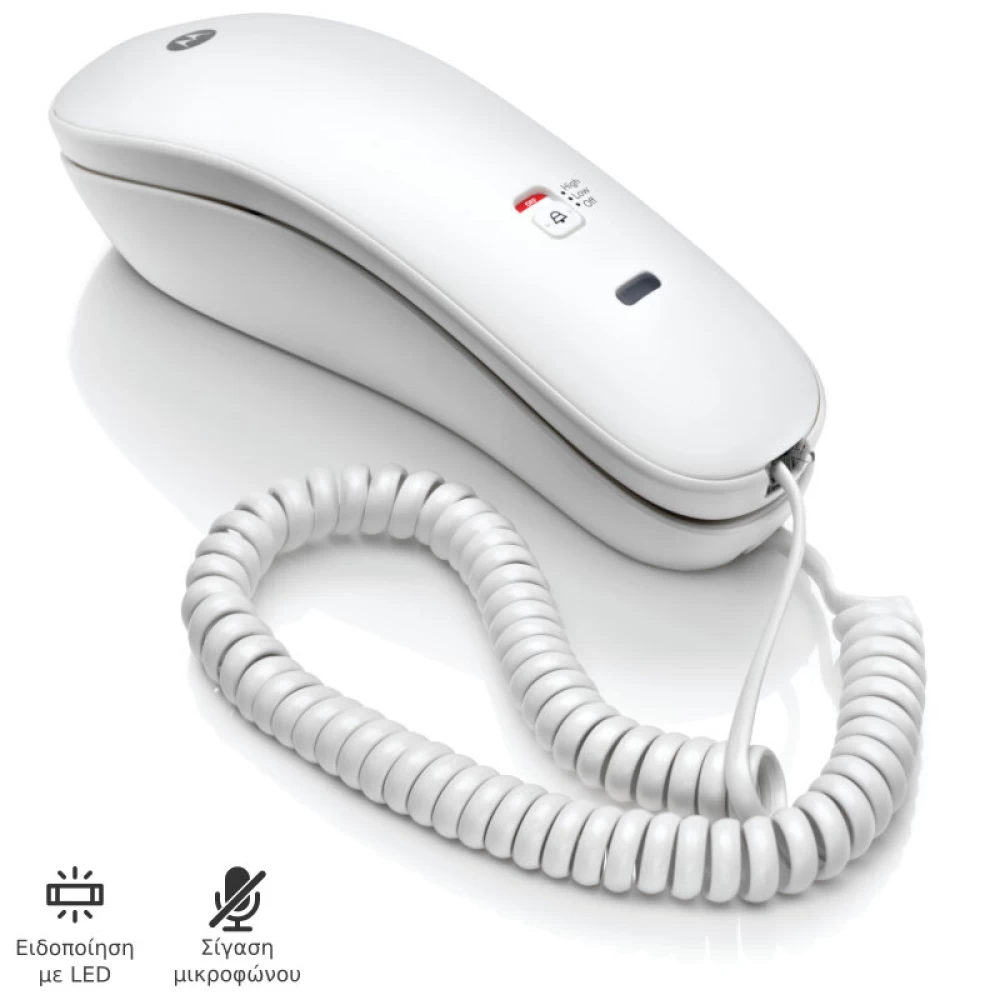 Ενσύρματο τηλέφωνο γόνδολα Motorola CT50W GR Λευκό 