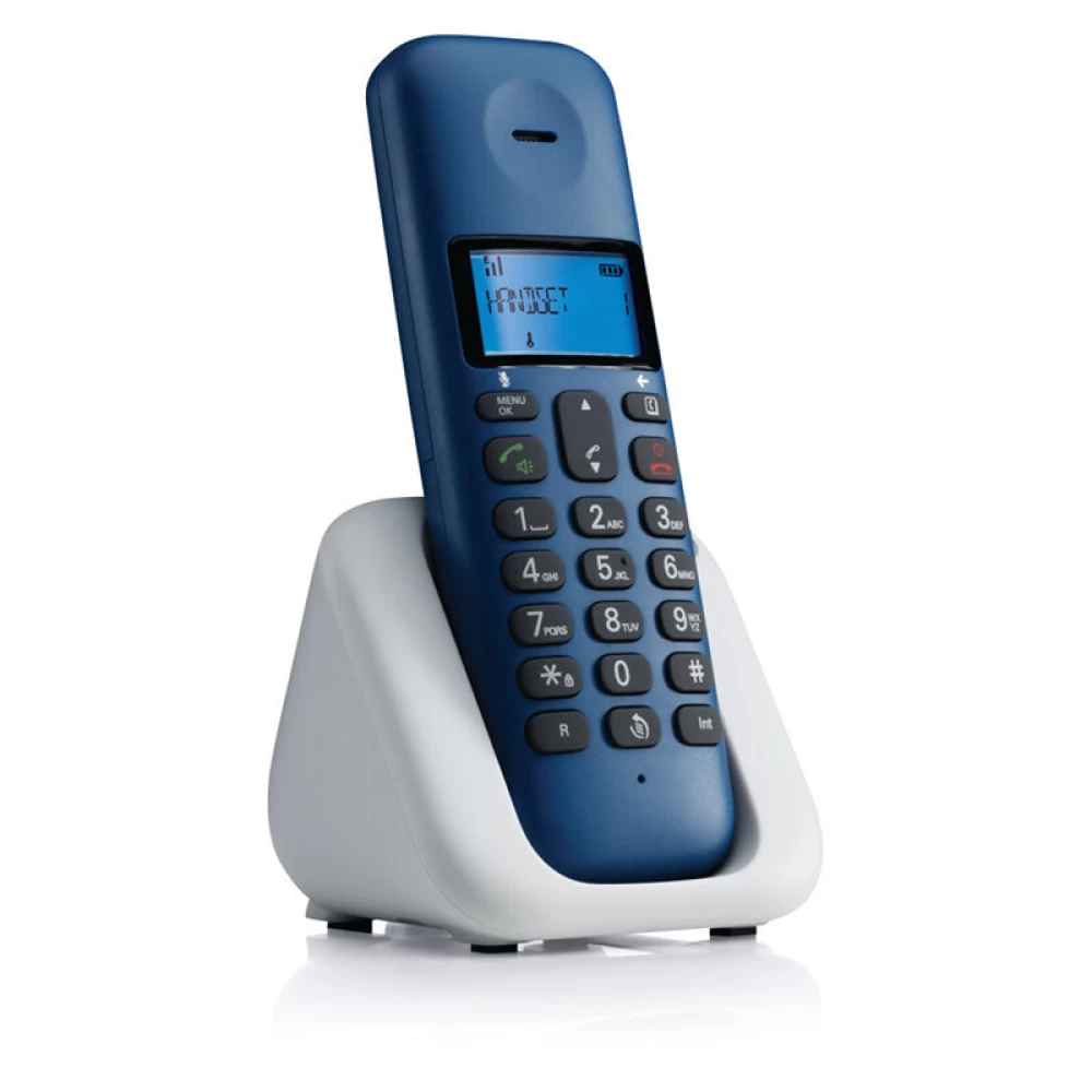 Ασύρματο τηλέφωνο με ανοιχτή ακρόαση Motorola T301 Royal Blue (Ελληνικό Μενού) 
