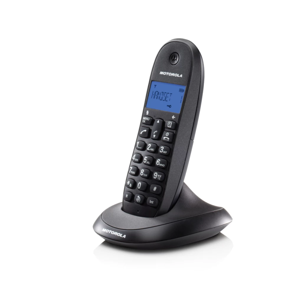Ασύρματο τηλέφωνο Motorola C1001LB Μαύρο (Ελληνικό Μενού) 