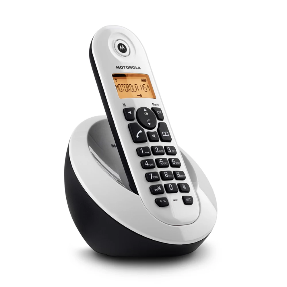 Ασύρματο τηλέφωνο με ανοιχτή ακρόαση Motorola C601W Λευκό (Ελληνικό Μενού) 
