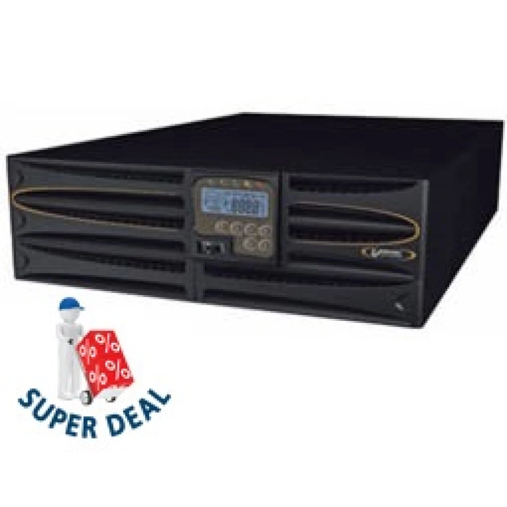  Ups on line 6000va ph/ph με μπατ.20X7Ah E6 rt rack. inf