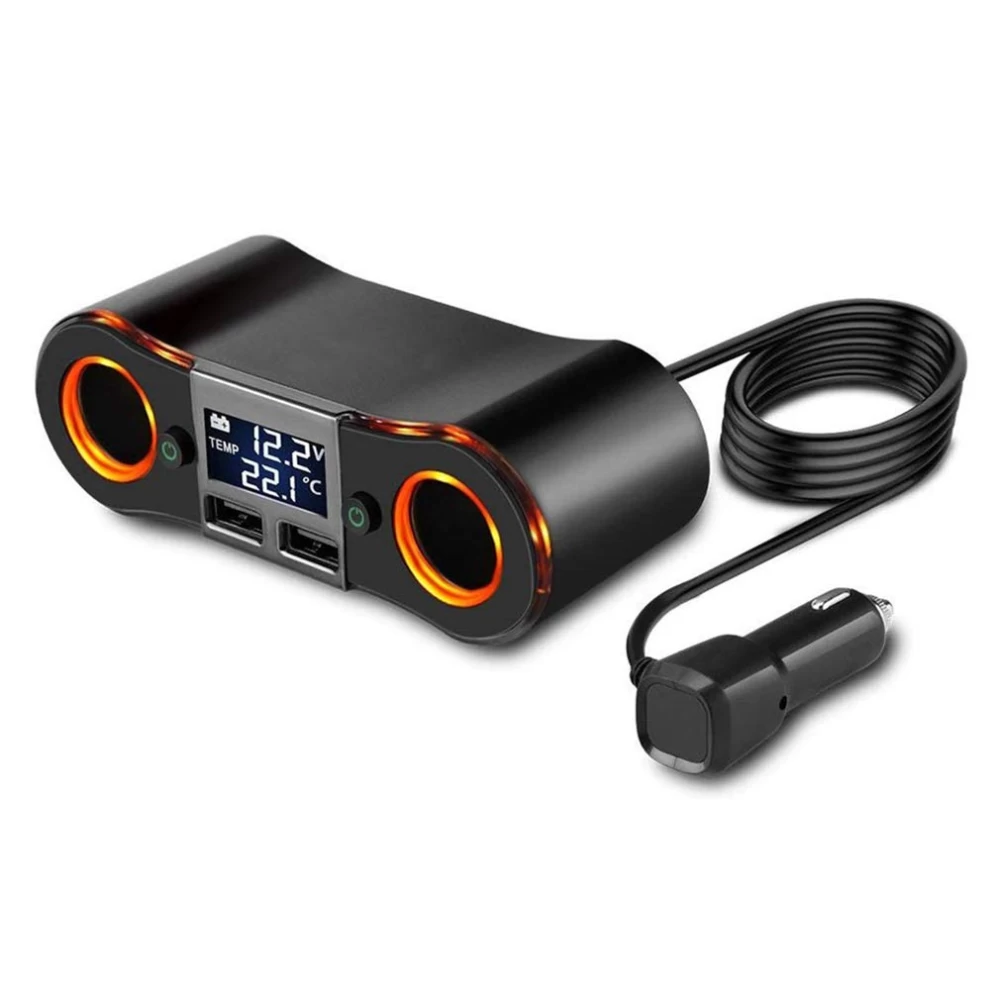 Φορτιστης Αυτοκινήτου με 2 θύρες USB & αναπτήρα ZNB02 