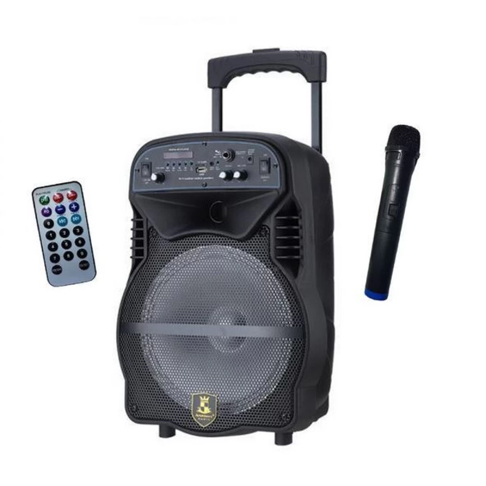 Φορητό Ηχοσύστημα karaoke Usb/bluetooth 10''/25cm - 200W CH-1012 (BK-T8012)
