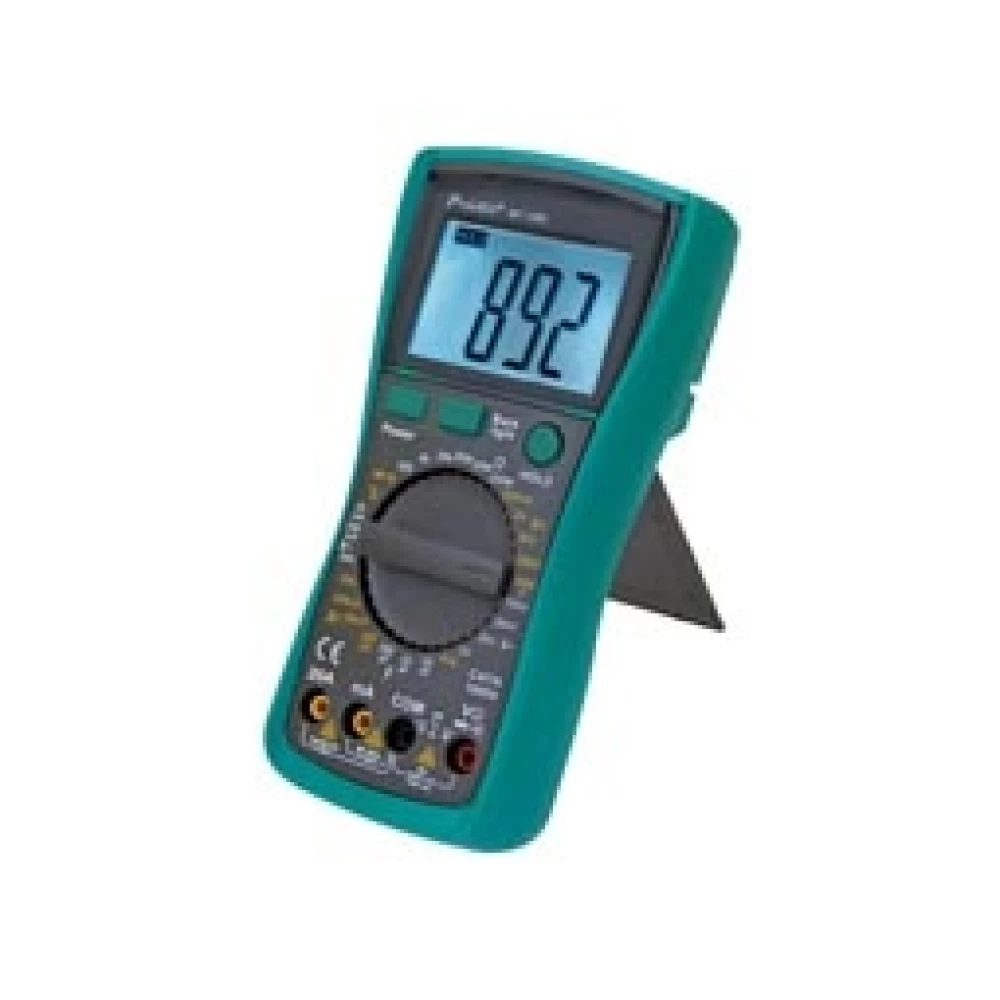 Πολύμετρο ψηφ.basic+θήκη+buzzer+θερμ. (20A) MT-1280