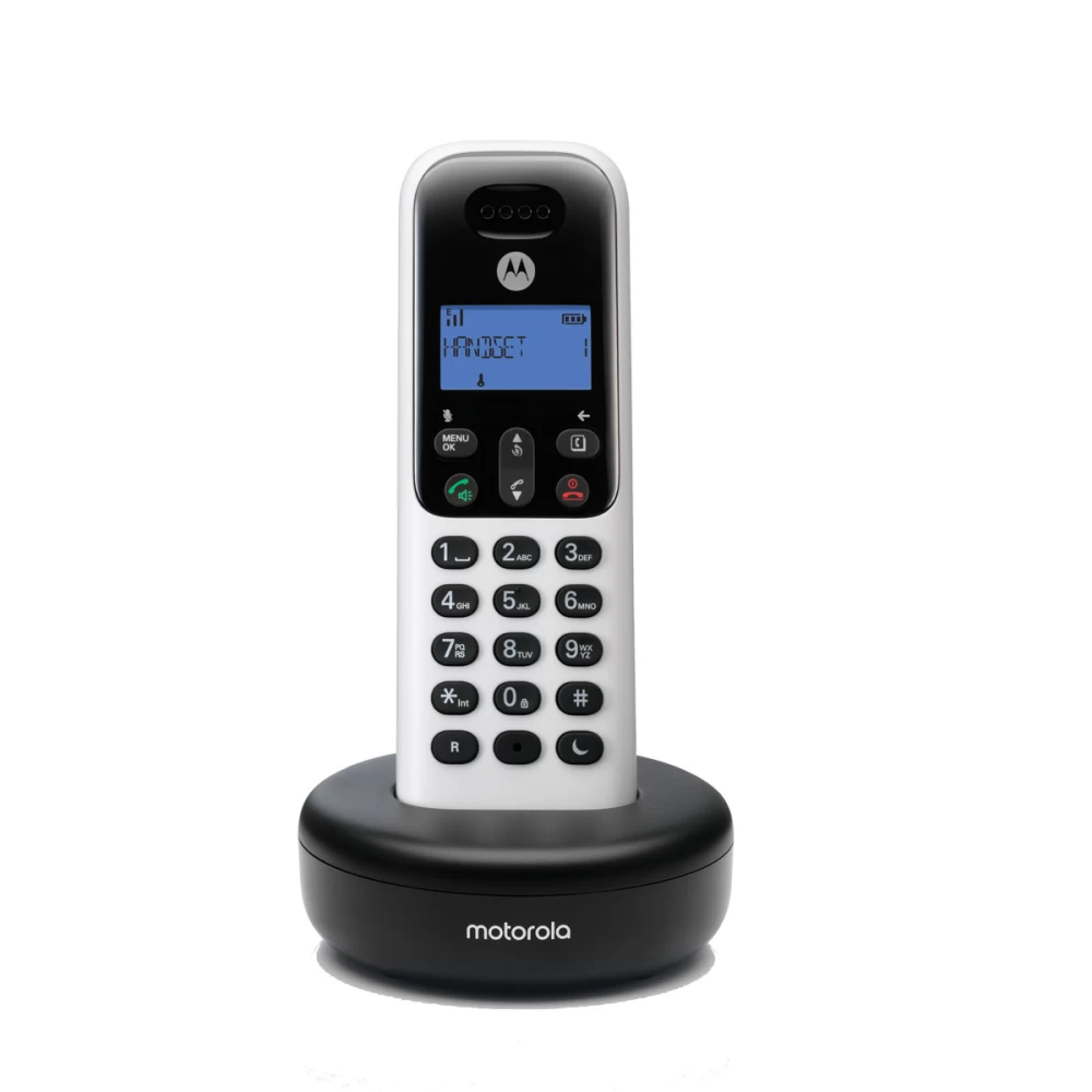 Ασύρματο Τηλέφωνο Motorola λευκό T501/W