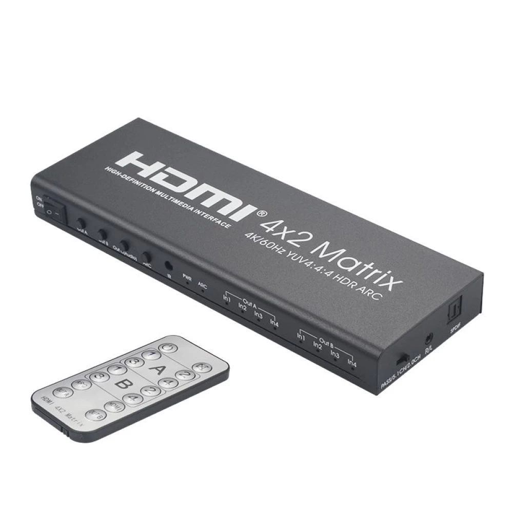 Επιλογέας- matrix HDMI με 4 εισόδους και 2 εξόδους CVT-520