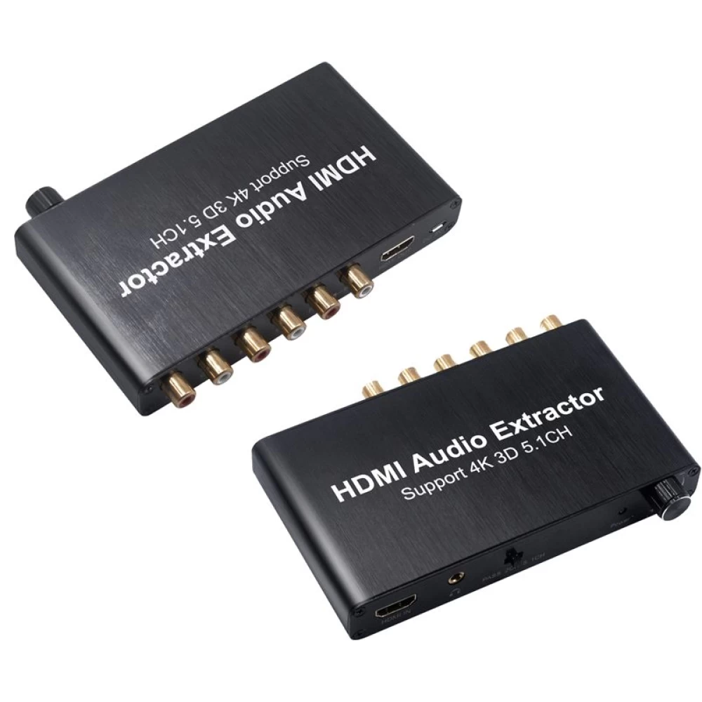 Μετατροπέας από μία HDMI είσοδο και δίνει 5.1 αναλογικές εξόδους ήχου CVT-583