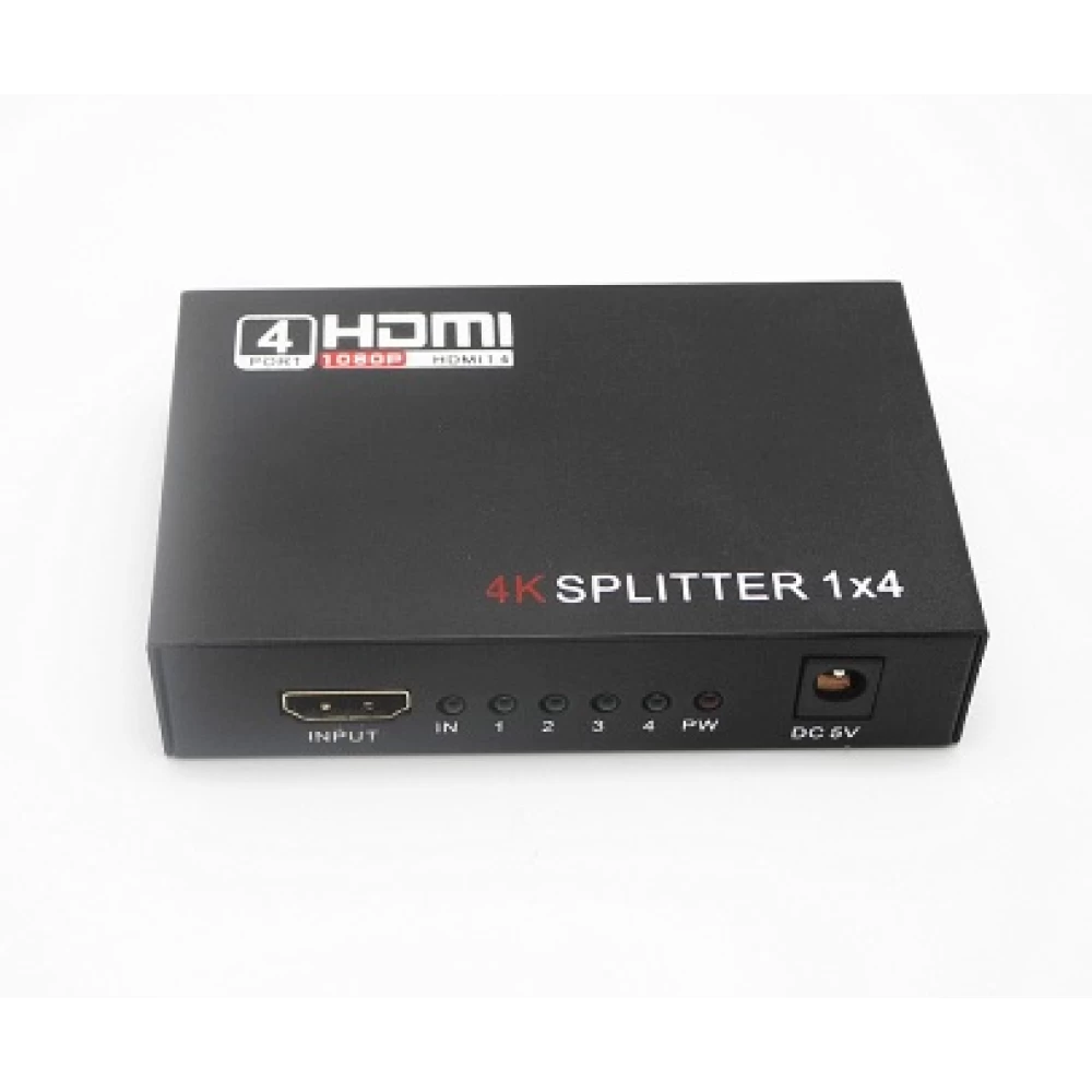Hdmi splitter 1 Εισόδου - 4 Εξόδων Anga FullHD (1080p) 3D  4K ANGA PS-1014-4K 