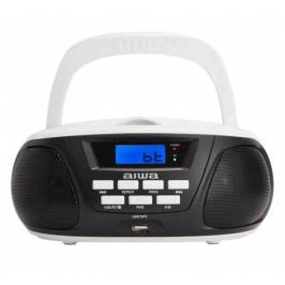 Ραδιόφωνο φορητό με Bluetooth aiwa CD AM / FM MP3 / USB BBTU-300BW