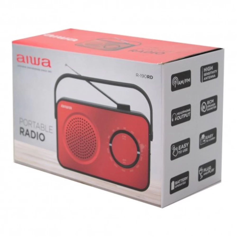 Φορητό ραδιόφωνο AC / DC aiwa R-190RD