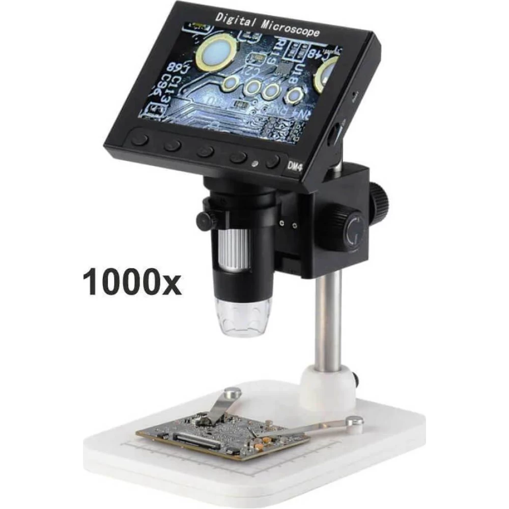 Ψηφιακό Μικροσκόπιο 1000x DM4 με Οθόνη 4.3'' Andowl  Q-XW01