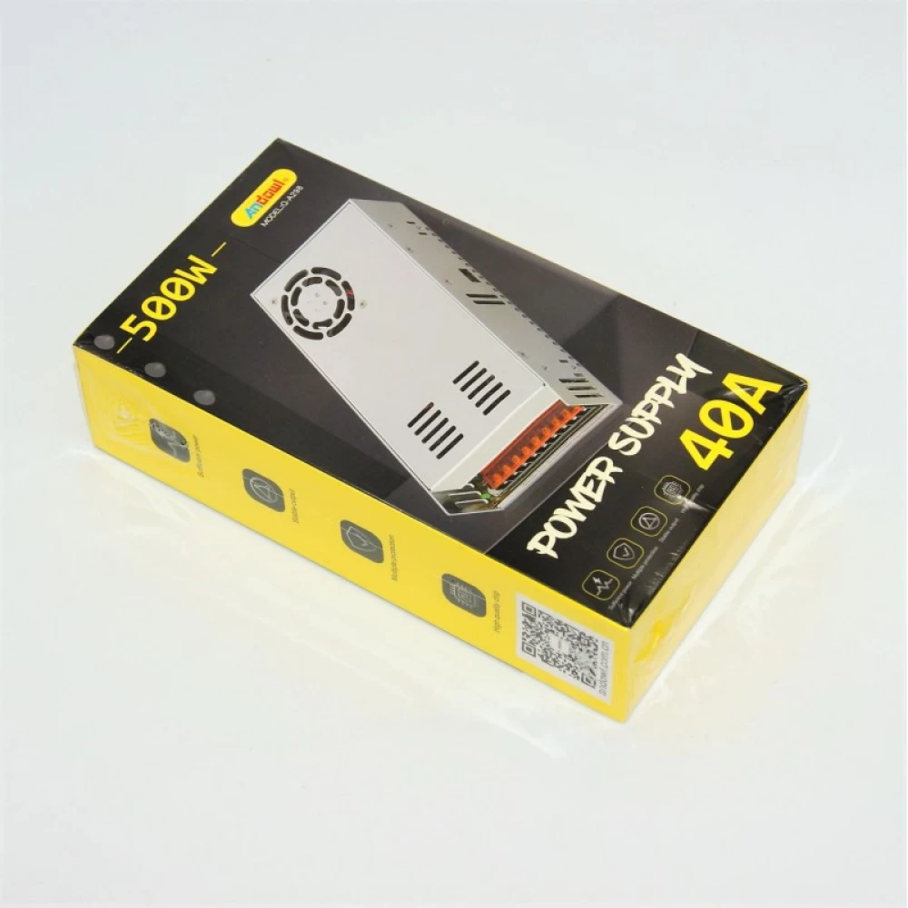Τροφοδοτικό switching 12Vdc 40amp 500watt Andowl Q-A298 (Q-D40)