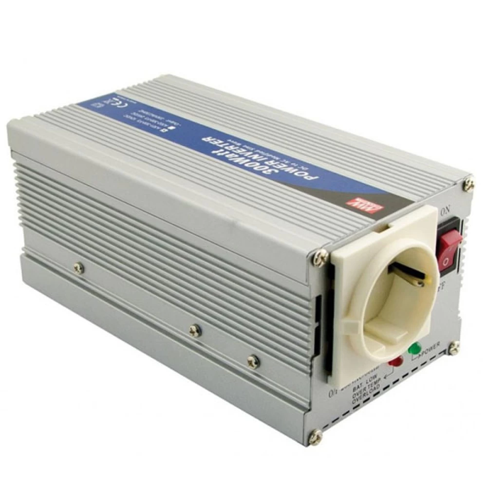  Inverter DC/AC τροποποιημένου ημίτονου 300W/12V A301-300F3 MEAN WELL 