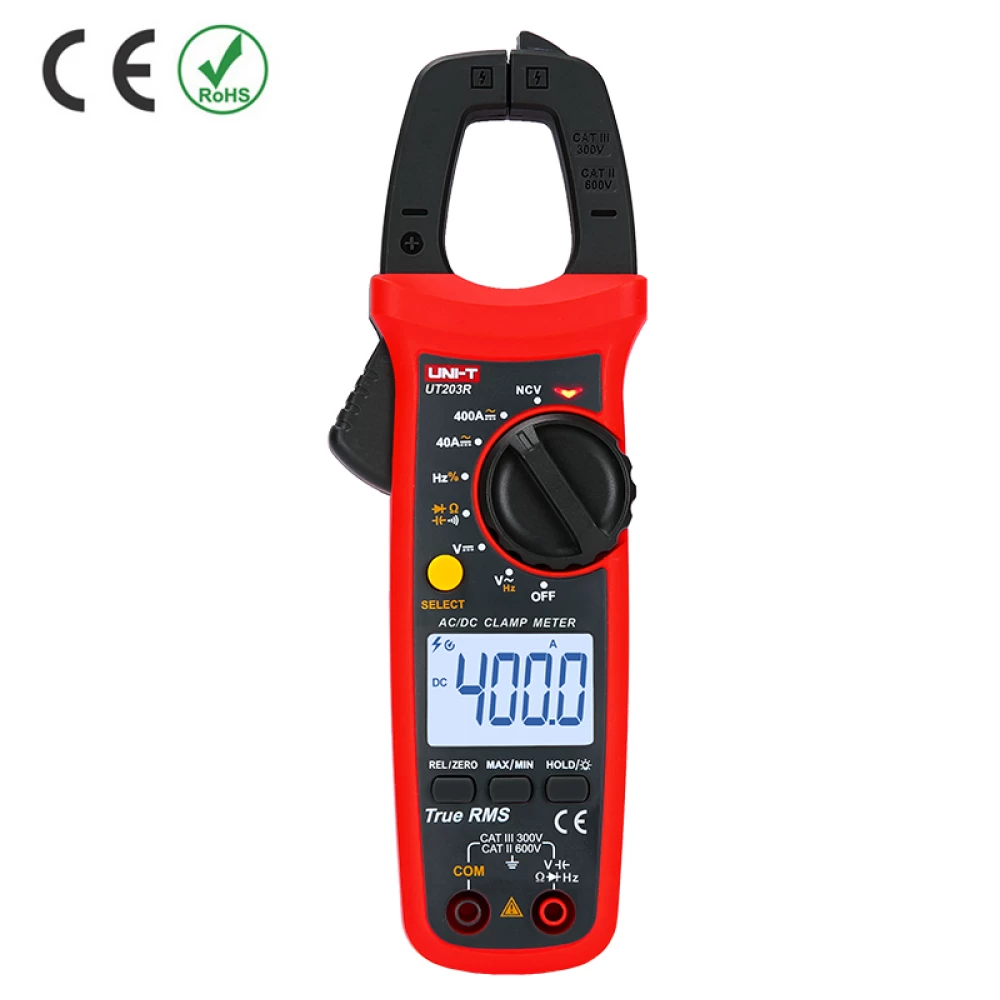 Αμπεροτσιμπίδα AC/DC true rms της Uni-T UT203R