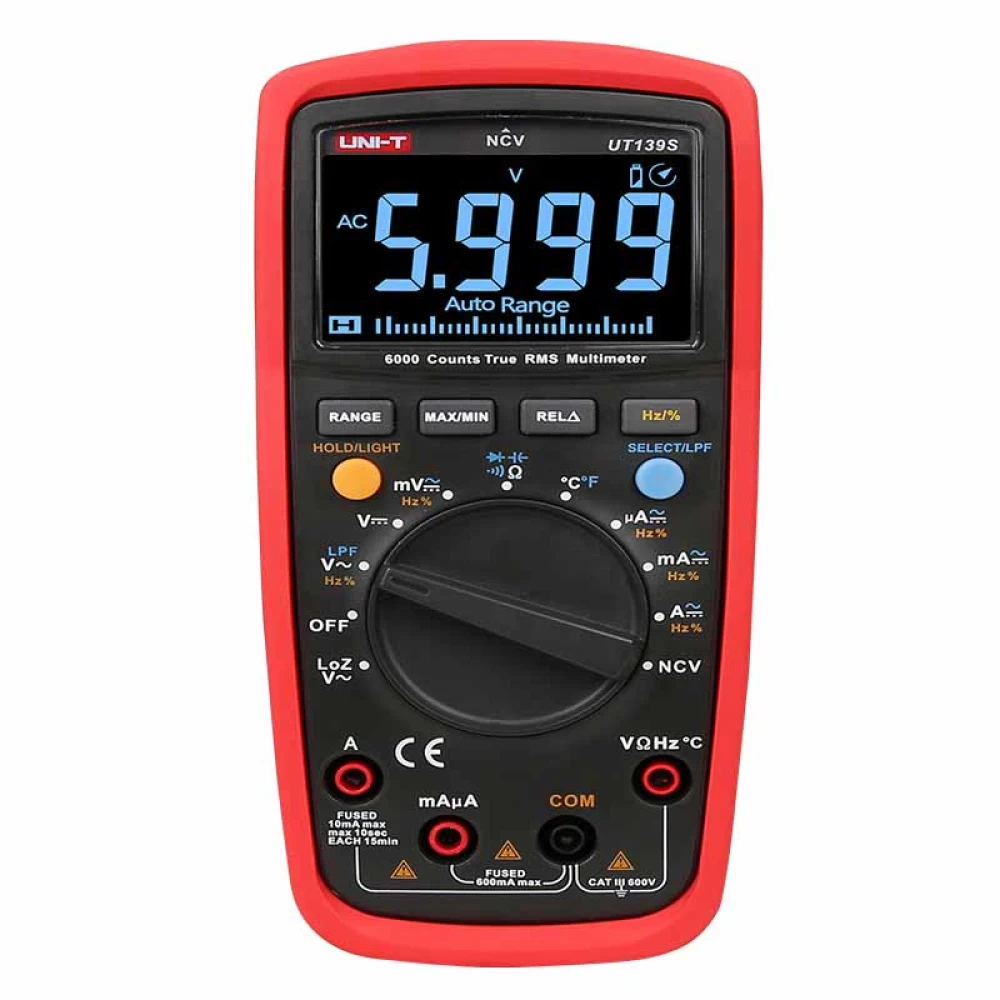 Πολύμετρο True RMS της Uni-T UT139S