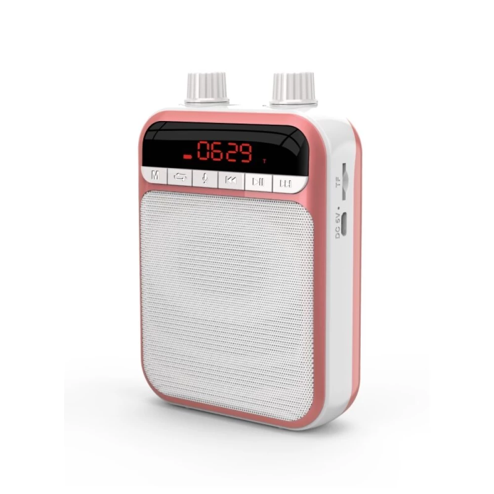 Πολυλειτουργικό ηχείο bluetooth,Ηχογράφηση , FM Οθόνη LED 1800mAh Ιδανικό Για Ξεναγούς