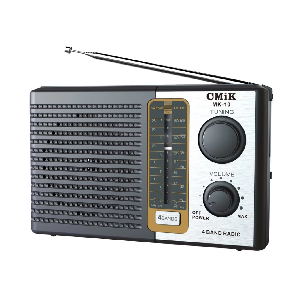 Φορητό Ραδιόφωνο FM/AM Ρεύματος DC & Μπαταρίας Cmik MK-10